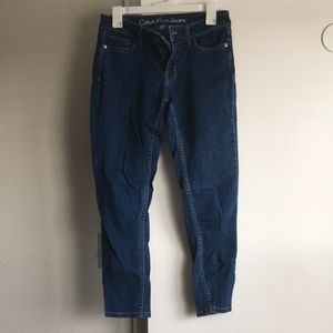 Calvin Klein blue jeans